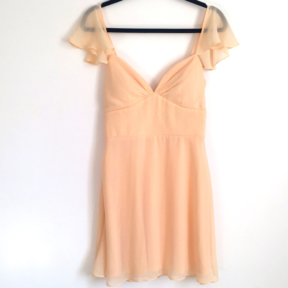 Flutter Sleeve Dress